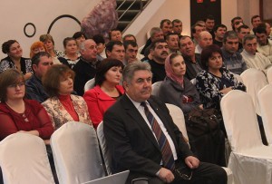 Nicanor Buzovoi împreună cu colectivul său