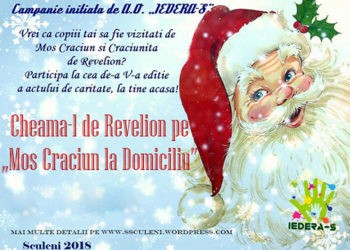 Și în acest an Moș Crăciun va veni pe la case în Sculeni