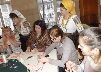 Mărțișoare la șezătoarea din Ungheni