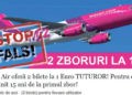 FALS: Wizz Air oferă 2 bilete la 1 Euro