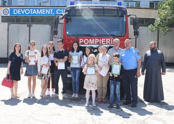 Educația antiincendiară începe de la copii