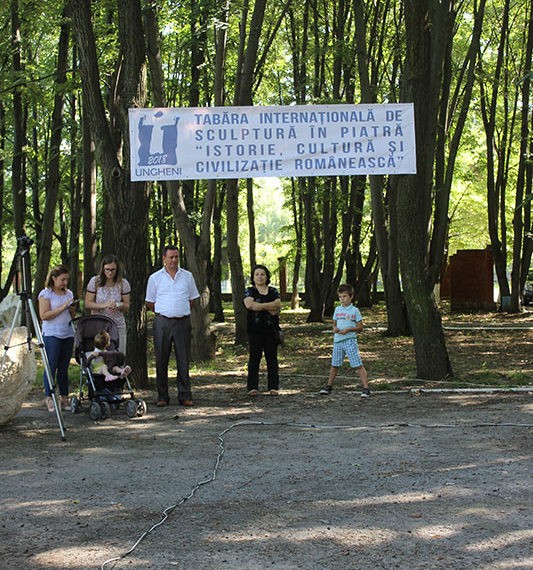 La Ungheni: Tabăra Internațională de Sculptură într-o ediție specială