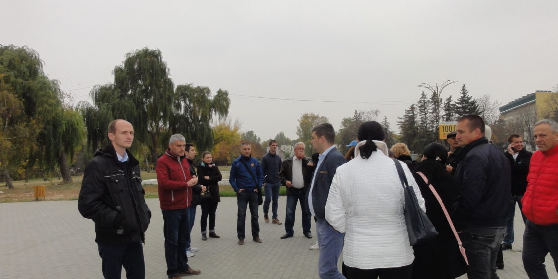 Acţiune de solidaritate pentru liderii opoziţiei la Ungheni