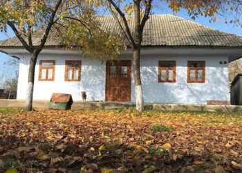 O tânără restaurează  „Casa Mare” la Dănuțeni