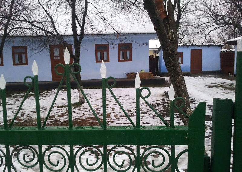 FOTO. Cum arată în plină iarnă Casa Mare de la Dănuțeni