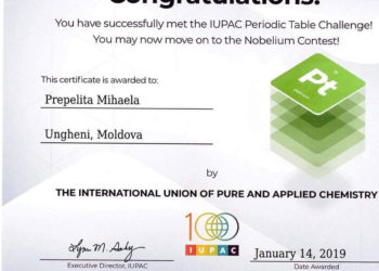 La LT „Ion Creangă” anul internațional al Sistemului Periodic se celebrează prin fapte