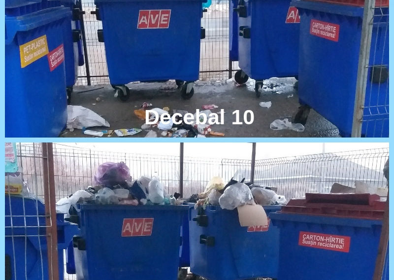 Ne înecăm în gunoi. Unii din lene, alții că nu au containere