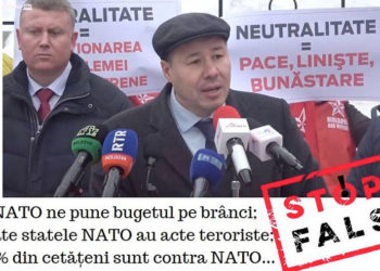 FALS: Colaborarea cu NATO ne pune bugetul pe brânci