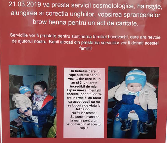 Caritate și frumusețe pentru un copil