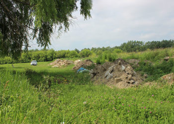 FOTO. Cum arată digul din apropierea râului Prut, perimetrul municipiului Ungheni