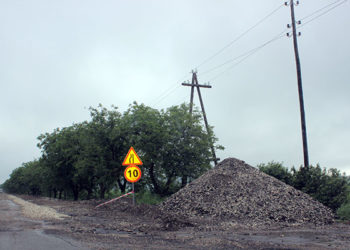 FOTO. Un drum ca multe altele din Moldova