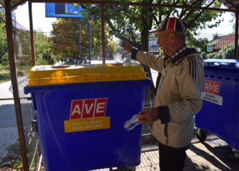 Containere noi pentru colectarea deșeurilor în municipiul Ungheni