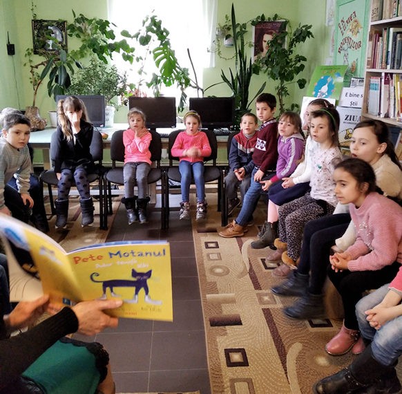 Ora să ȘTIM la biblioteca de la Cetireni