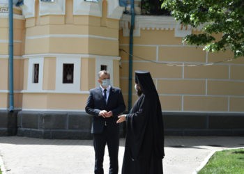 Ion Chicu în vizită la Ungheni