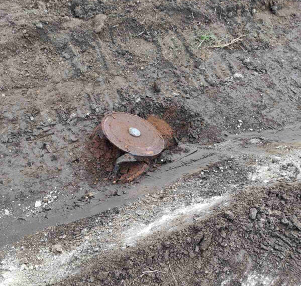 Muniție descoperită pe traseul R16 Bălți-Fălești-Sculeni