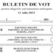A fost stabilit modelul buletinului de vot pentru anticipatele din 11 iulie
