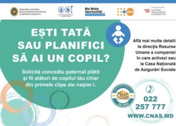 CNAS sprijină campania de promovare a concediului paternal