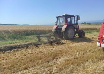 În Ungheni s-a început secerișul. Pompierii atenționează