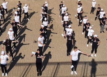 Flashmob pentru promovarea brandului regiunii Ungheni