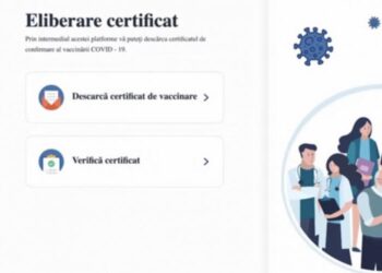 Platformă pentru verificarea și descărcarea certificatelor COVID-19