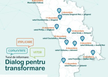 Pîrlița printre cele 10 localități din Republica Moldova, care vor găzdui dezbaterile publice pe subiectul reformei administrativ-teritoriale