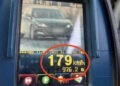Un șofer care circula cu 179 km/h a fost sancționat de polițiști
