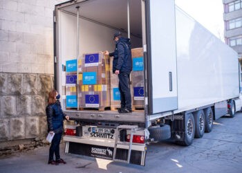Organizația Mondială a Sănătății și Uniunea Europeană au donat Ministerului Sănătății încă un lot de ajutor umanitar – 8 tone de produse medicale, medicamente și teste rapide