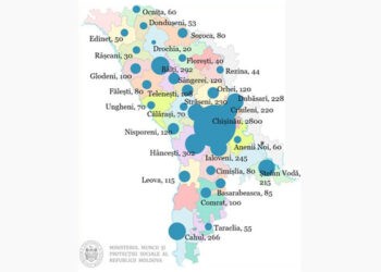 Moldova găzduiește peste o sută de mii de refugiați din Ucraina