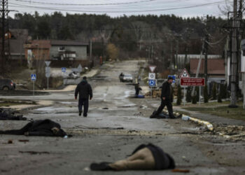Rusia, învinuită de masacru în Bucea, Ucraina
