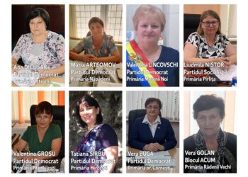 Doar opt primării din cele 33 din raionul Ungheni sunt conduse de femei