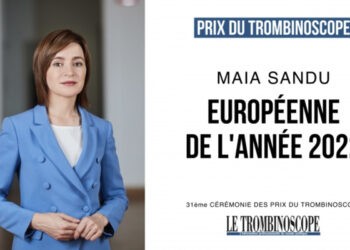 Maia Sandu, desemnată Personalitatea europeană a anului 2022 de Trombinoscope