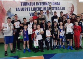 Echipa de luptători cea mai bună la turneul internațional „Victor Graur”