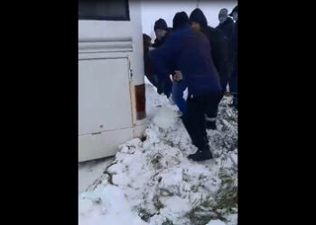 Mașini blocate pe drumurile din raionul Ungheni