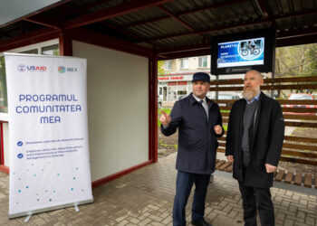 COMUNICAT DE PRESĂ. 146 de stații de așteptare au fost amenajate în raionul Ungheni, cu sprijinul USAID