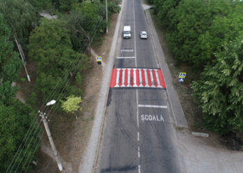 Circa 160 de treceri pietonale supraînălțate au fost amenajate preponderent lângă școli