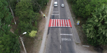 Circa 160 de treceri pietonale supraînălțate au fost amenajate preponderent lângă școli