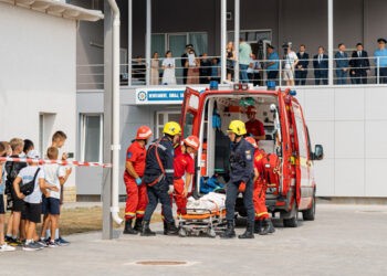 Inaugurarea Punctelor de operare terestră SMURD  ale Unităților salvatori și pompieri din Ungheni și Cantemir