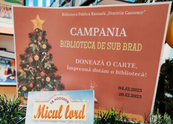 „Biblioteca de sub brad” – Campanie de încurajare a lecturii
