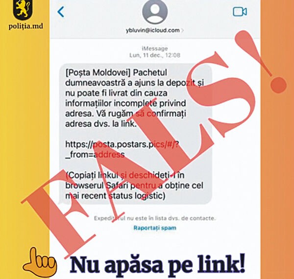 Numărul fraudelor electronice, în creștere în Republica Moldova