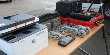 Poliția a fost dotată cu echipamente pentru menținerea ordinii publice din partea Guvernului German