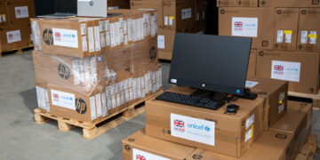Echipamente IT donate de UNICEF Ministerului Muncii și Protecției Sociale cu suportul Guvernului Marii Britanii