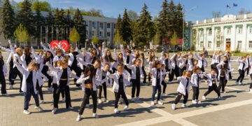 Ziua Mondială a Sănătății:  Flash-mob și activități pentru promovarea  unui stil de viață sănătos în municipiul Ungheni