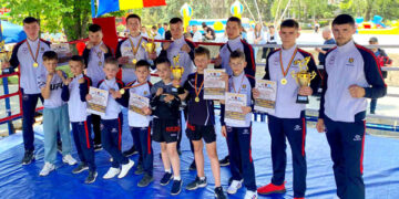 Elevii Școlii Sportive Raionale Ungheni  au strălucit la Cupa RM 2024 la Kickboxing