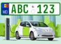 Mașinile electrice vor avea plăcuțe cu numere de înmatriculare verzi