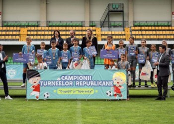 Un uragan fotbalistic numit „Ungheni” pe stadionul principal din Moldova!