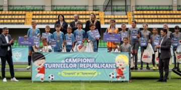 Un uragan fotbalistic numit „Ungheni” pe stadionul principal din Moldova!