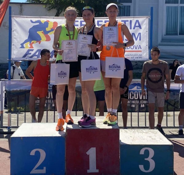 Ecaterina Cernat – campioană a Republicii Moldova la alergări