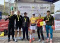 Aur au adus unghenenii Ecaterina Cernat și Gheorghe Buzulan de la Bucharest Marathon