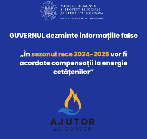 Declarații de presă ale ministrului Alexei Buzu cu privire la acordarea compensațiilor la energie în sezonul rece 2024-2025