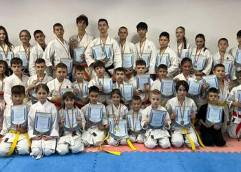 Echipa de karate-do din Ungheni din nou a strălucit